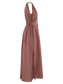 Brunello Cucinelli Sleeveless Dress With Monile