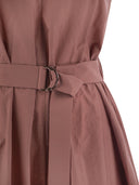 Brunello Cucinelli Sleeveless Dress With Monile