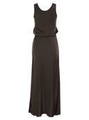 Brunello Cucinelli Fluid Satin Cady Twill Dress