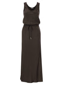 Brunello Cucinelli Fluid Satin Cady Twill Dress