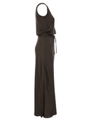 Brunello Cucinelli Fluid Satin Cady Twill Dress