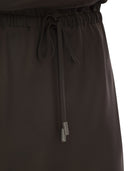 Brunello Cucinelli Fluid Satin Cady Twill Dress