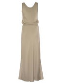 Brunello Cucinelli Fluid Satin Cady Twill Dress