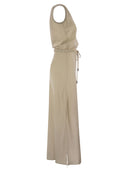 Brunello Cucinelli Fluid Satin Cady Twill Dress