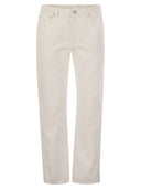 Brunello Cucinelli Cotton 5 Pocket Trousers