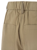 Brunello Cucinelli True à cinq pantalons de poche en popline légère avec moniline