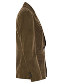 Brunello Cucinelli Suede Jacket With Jewellery