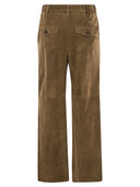Brunello Cucinelli Wildleder Chino -Erntehose