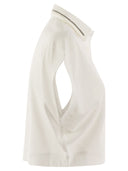 Brunello Cucinelli Cotton Piqué Polo Shirt With Shiny Collar Trim