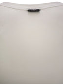 Brunello Cucinelli Stretch Cotton Ribbed Jersey Top With Monile