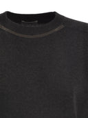 Brunello Cucinelli Cashmere Sweater With Neck Jewel