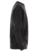 Brunello Cucinelli Cashmere Sweater With Neck Jewel