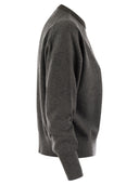 Brunello Cucinelli Cashmere Sweater With Necklace