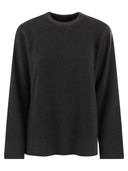 Brunello Cucinelli geribbeld kasjmier trui met ketting