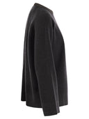 Brunello Cucinelli geribbeld kasjmier trui met ketting