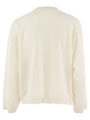 Brunello Cucinelli Cashmere Sweater With Breast Pocket And Necklace