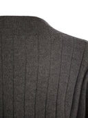 Brunello Cucinelli Cashmere Sweater With V Neck And Necklace