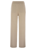 Brunello Cucinelli Cashmere Knit Trousers