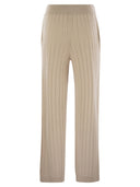Brunello Cucinelli Cashmere Knit Trousers