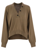 Brunello Cucinelli Cotton Sweater With Buttons