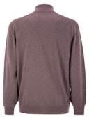 Brunello Cucinelli High Necked Cashmere Cardigan With Zip