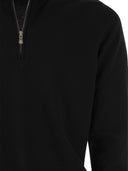 Brunello Cucinelli Cashmere Turtleneck Sweater With Zip