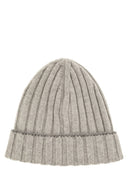 Brunello Cucinelli English Rib Cashmere Knit Beanie