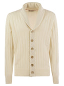 Brunello Cucinelli Ribbed Cashmere Cardigan