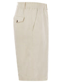 Brunello Cucinelli Bermuda -Shorts in leichter Délavé -Leinwand