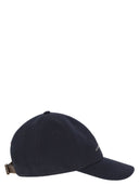 Brunello Cucinelli Baseball Cap In Garment Dyed Twisted Cotton Gabardine With Embroidered Logo