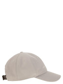 Brunello Cucinelli Baseball Cap In Garment Dyed Twisted Cotton Gabardine With Embroidered Logo