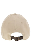 Brunello Cucinelli Baseball Cap In Garment Dyed Twisted Cotton Gabardine With Embroidered Logo