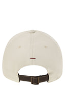 Brunello Cucinelli Baseball Cap In Garment Dyed Twisted Cotton Gabardine With Embroidered Logo