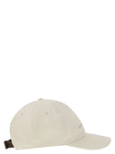 Brunello Cucinelli Baseball Cap In Garment Dyed Twisted Cotton Gabardine With Embroidered Logo