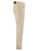 Brunello Cucinelli Garment Dyed Traditional Fit Five Pocket Trousers In Slubbed Cotton Denim