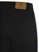 Brunello Cucinelli Five Pocket Traditional Fit Trousers In Light Comfort Dyed Denim
