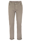 Brunello Cucinelli Five Pocket Traditional Fit Trousers In Light Comfort Dyed Denim