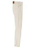 Brunello Cucinelli Cinque pantaloni tradizionali tascabili in denim tinto di comfort leggero