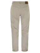 Brunello Cucinelli Five Pocket Leisure Fit Trousers In Comfort Denim
