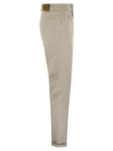 Brunello Cucinelli Five Pocket Leisure Fit Trousers In Comfort Denim