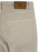 Brunello Cucinelli Five Pocket Leisure Fit Trousers In Comfort Denim
