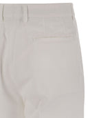 Brunello Cucinelli Leisure Fit Trousers In Garment Dyed Cotton Corduroy With Double Darts