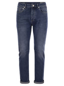 Brunello Cucinelli Cinque pantaloni per il tempo libero tascabile in denim leggero