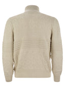 Brunello Cucinelli Cotton Heritage Stitch Cardigan With Zip