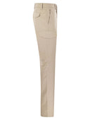 Brunello Cucinelli Garment Dyed Leisure Fit Trousers