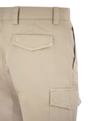 Brunello Cucinelli Garment Dyed Leisure Fit Trousers
