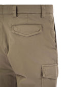 Brunello Cucinelli Garment Dyed Leisure Fit Trousers