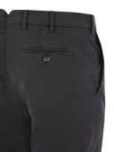 Brunello Cucinelli Italian Fit Cotton Gabardine Trousers