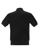 Brunello Cucinelli Ribbed Cotton Polo Style Jersey