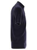 Brunello Cucinelli Ribbed Cotton Polo Style Jersey